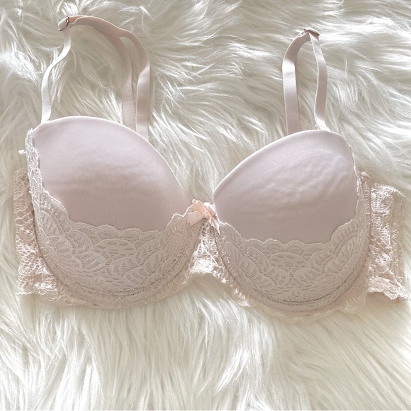 Sophie B. White Cream / Ivory Lace Push Up Bra - Picture 1 of 7